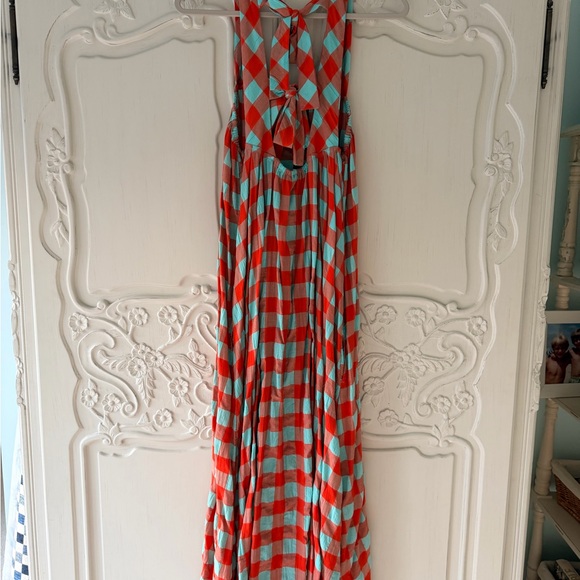 NWT Anthropologie Tie Back Midi Apron Nap Dress - Picture 7 of 7